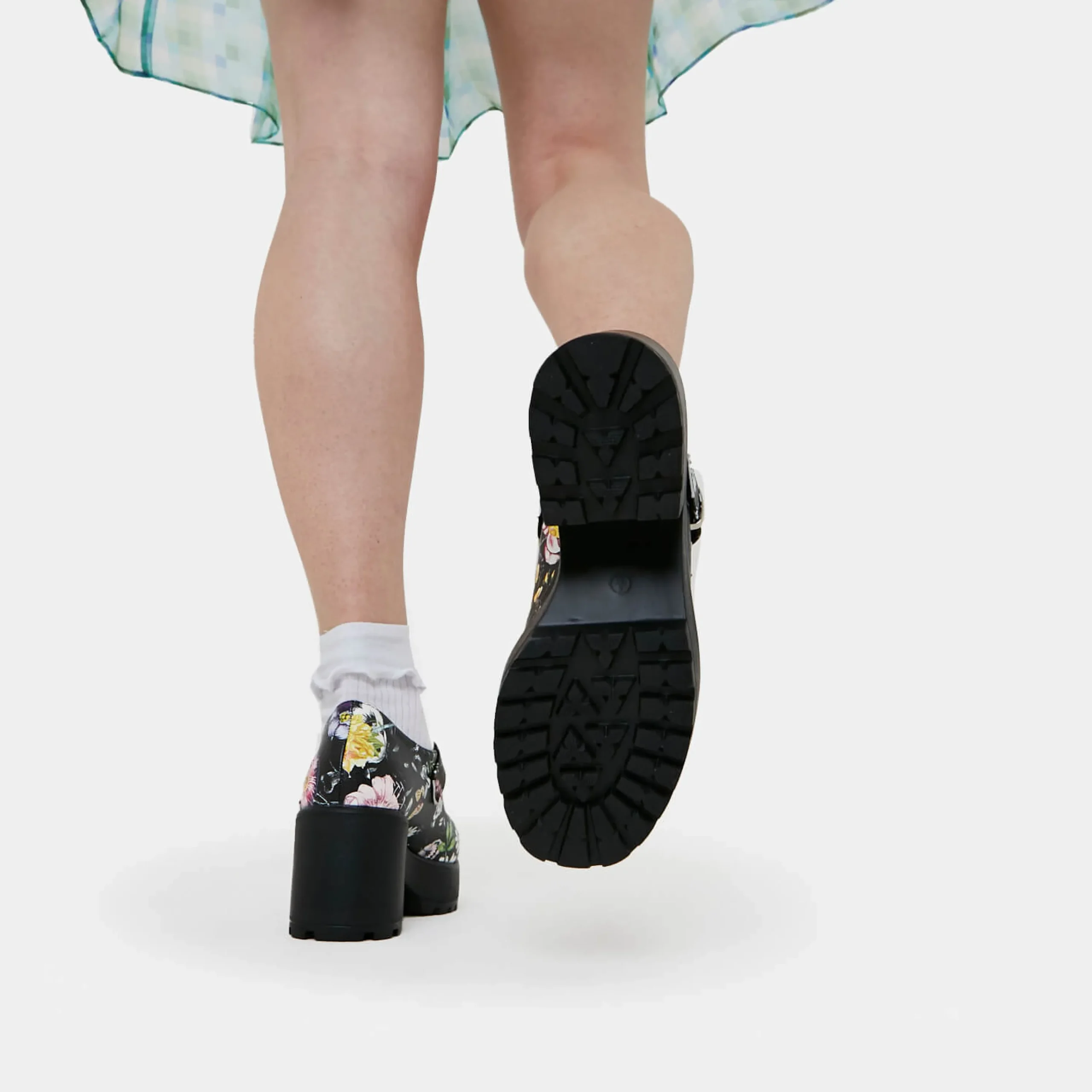 KOI footwear Tira Mary Jane Shoes 'Floral Edition' Black Cheap
