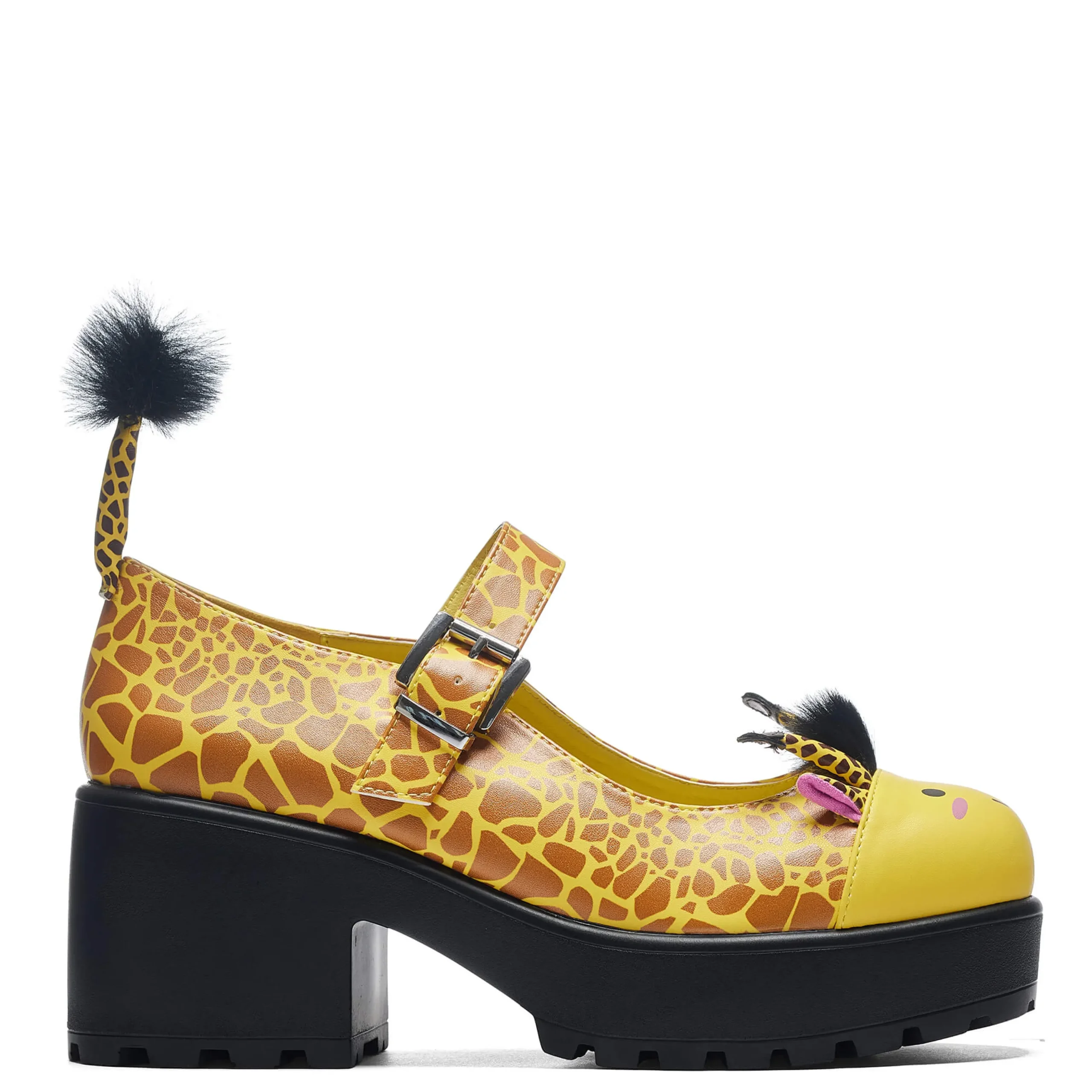 KOI footwear Tira Mary Janes 'Grazing Giraffe Edition' Yellow Online