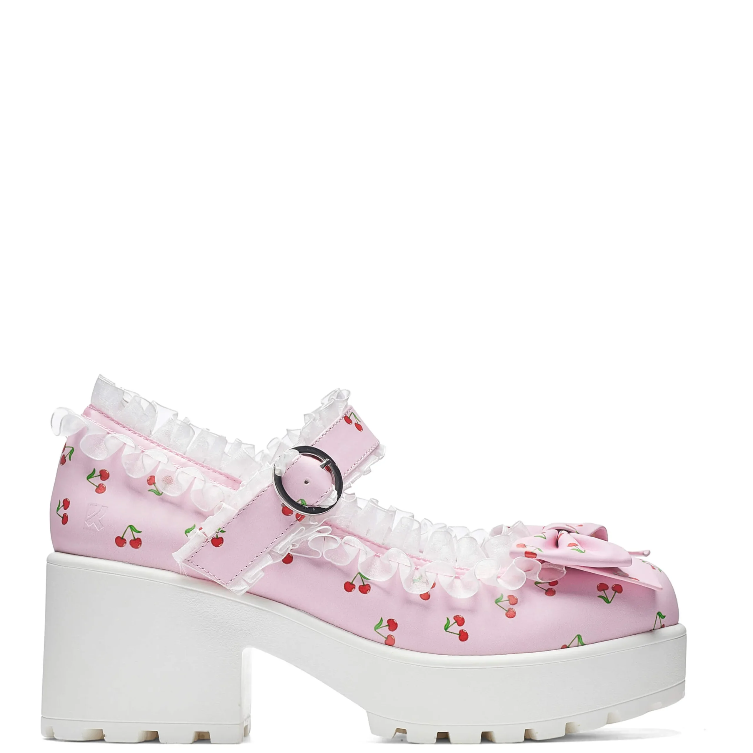 KOI footwear Tira Mary Janes Shoes ' Cherry Bakewell Edition' Pink Fashion