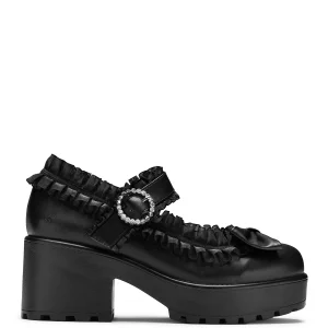 KOI footwear Tira Ruffle Mary Janes ‘ Dark Delights Edition’ Black Sale