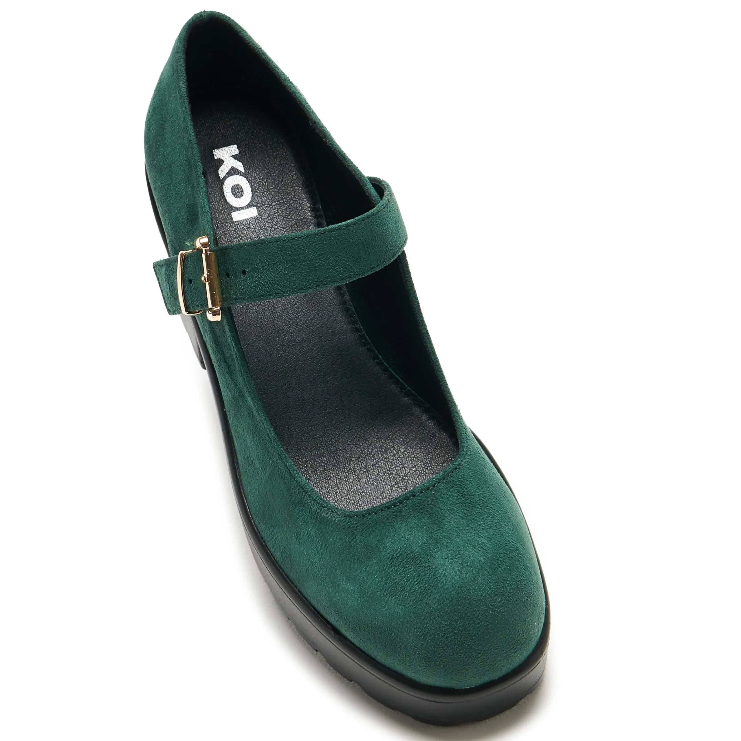 KOI footwear Tira Suede Mary Janes ‘ Ever Edition’ Green Sale