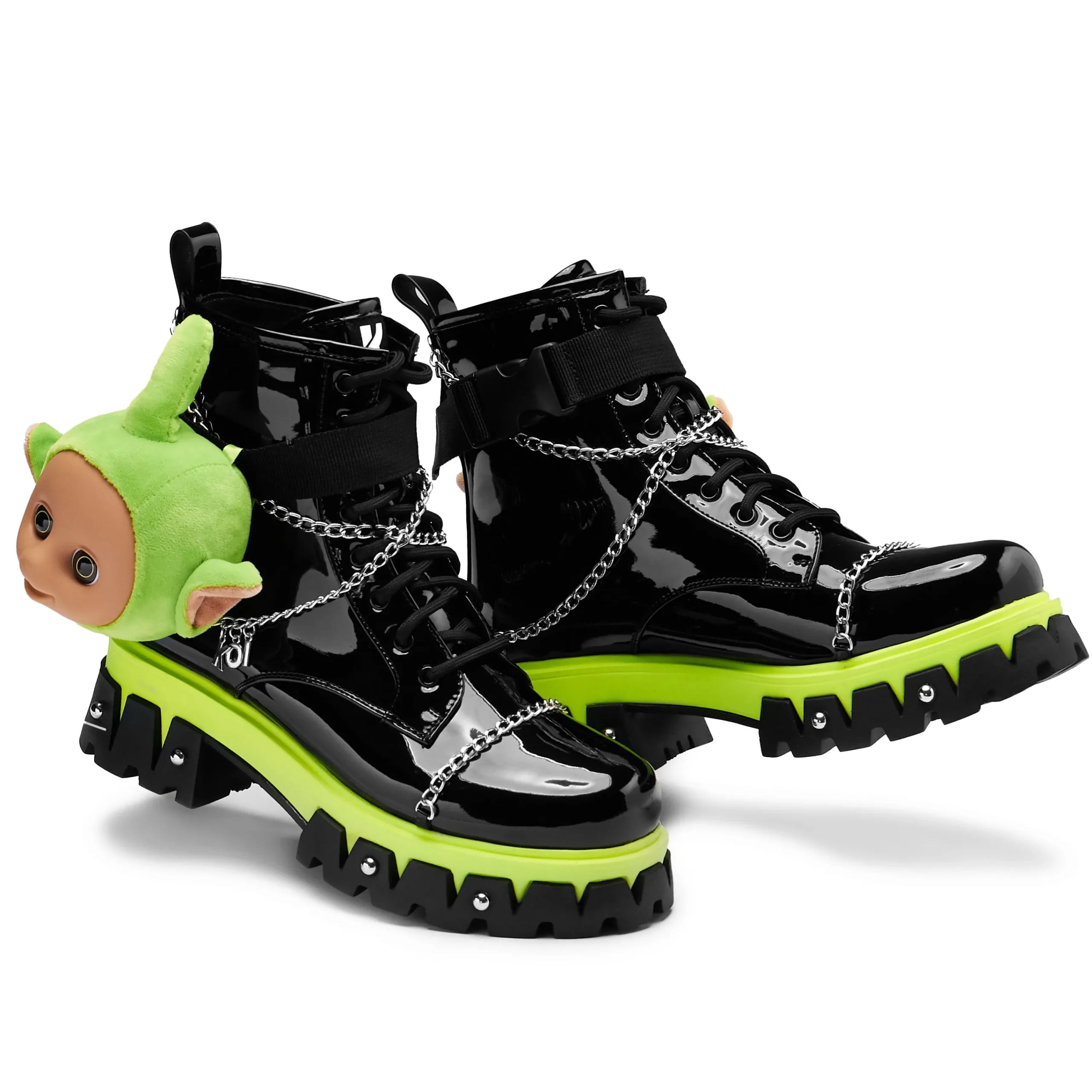 KOI footwear Tubbytronic Dipsy Boots Black Hot