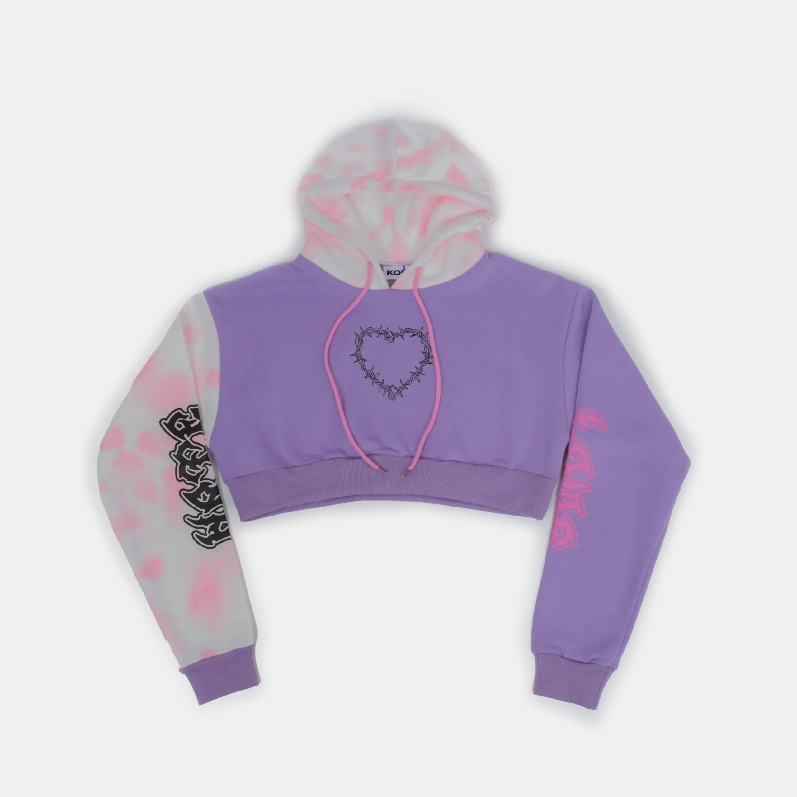 KOI footwear Yami Cropped Hoodie Purple Flash Sale