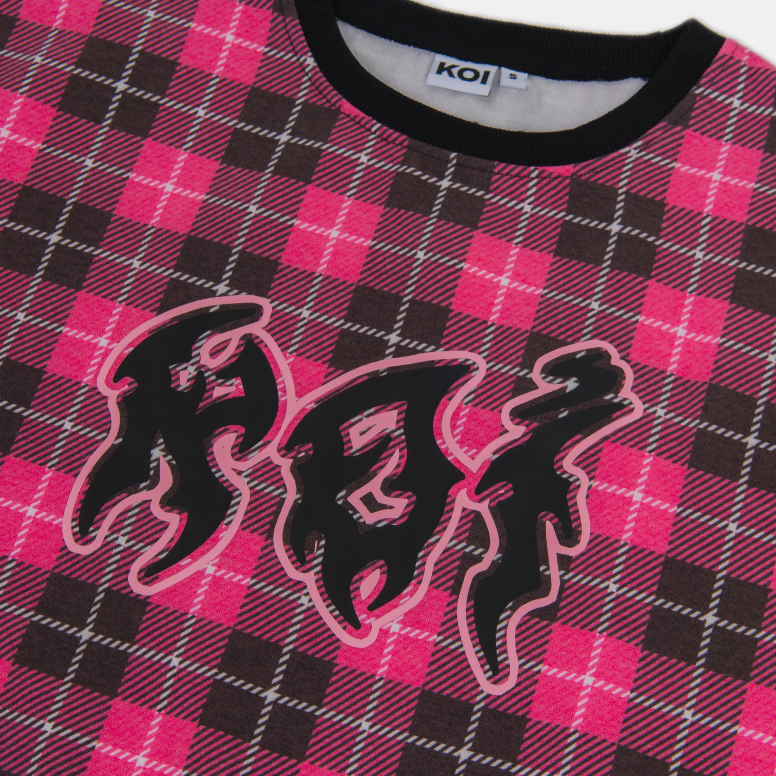 KOI footwear Yami Oversized Sweatshirt Pink Hot